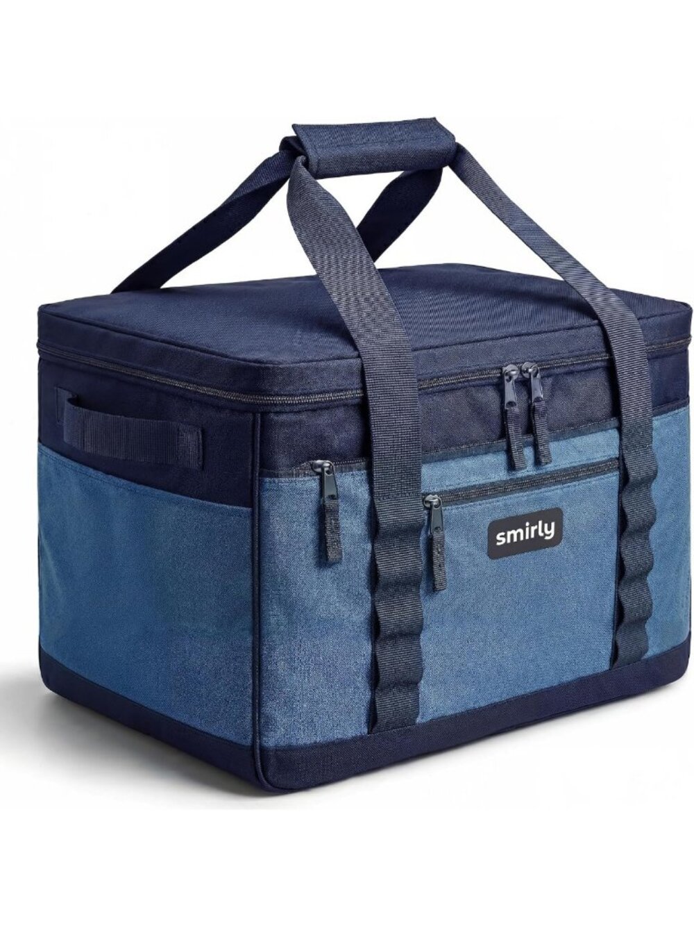 Insulated Large Soft Collapsible Cooler Bag - Holds 48 Cans, Perfect for Travel